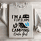 Im A Flip Flops And Camping Kinda Girl Sweatshirt 4