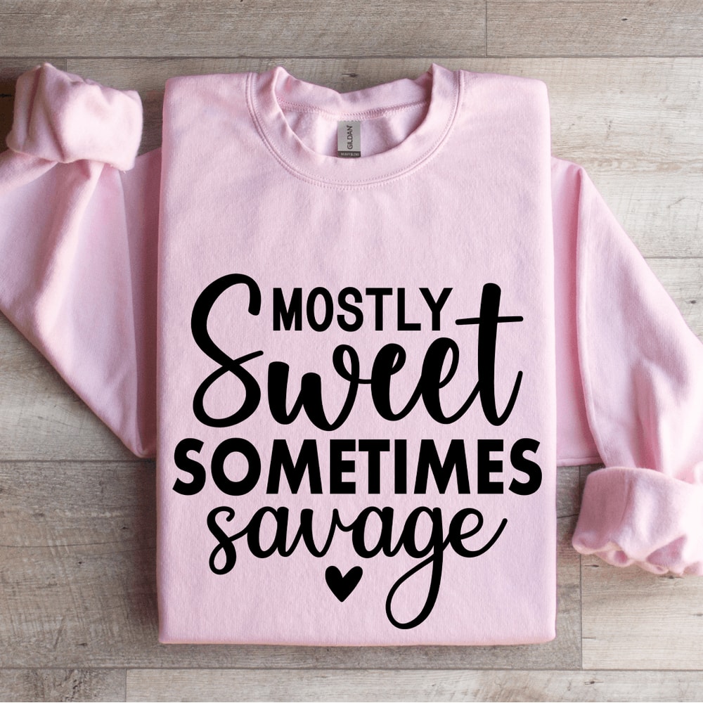 Mostly Sweet Sometimes Savage Sweatshirt 4