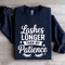 Lashes Longer Than My Patience Sweatshirt 2