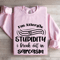 Im Allergic To Stupidity Sweatshirt 3