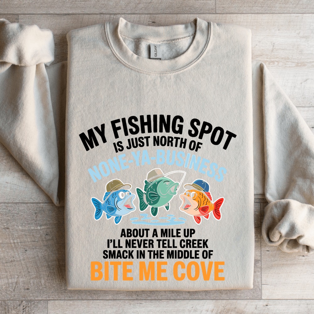 My Fishing Spot Sweatshirt 4