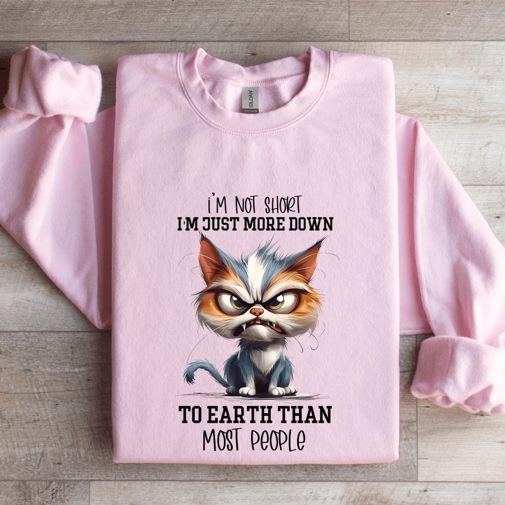 Im Not Short Im Just More Down Sweatshirt 0