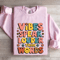 Vibes Speak Louder Than Words Sweatshirt 0