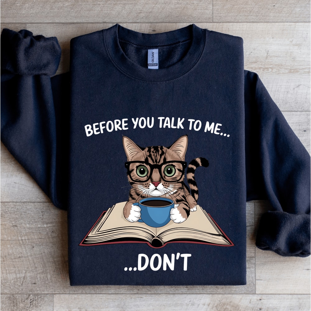 Before You Talk To Me Dont Sweatshirt 2