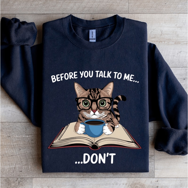 Before You Talk To Me Dont Sweatshirt 2