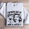 Im Made Out Of Glitter Wine Anxiety Sweatshirt 1