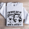 Im Made Out Of Glitter Wine Anxiety Sweatshirt 1