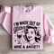 Im Made Out Of Glitter Wine Anxiety Sweatshirt 3