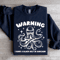 Warning I Have A Black Belt In Sarcasm Sweatshirt 2