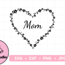 Heart Wreath Mom Gift Design 145