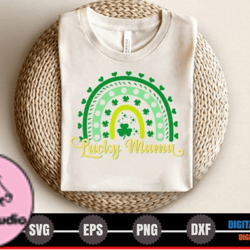 Lucky Mama, Mother day PNG, Mother day PNG – St.Patricks Day Retro SVG Design 300
