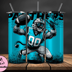 Carolina Panthers NFL Tumbler Wraps, Tumbler Wrap Png, Football Png, Logo NFL Team, Tumbler Design 05