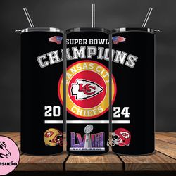 Kansas City Chiefs Vs San Francisco 49ers Super Bowl Tumbler Png, Super Bowl 2024 Tumbler Wrap 19