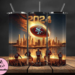 San Francisco 49ers Super Bowl Tumbler Png, Super Bowl 2024 Tumbler Wrap 47