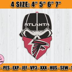 Atlanta Falcons Embroidery, NFL Falcons Embroidery, NFL Machine Embroidery Digital, 4 sizes Machine Emb Files-03-Thomasu
