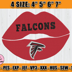 Atlanta Falcons Embroidery, NFL Falcons Embroidery, NFL Machine Embroidery Digital, 4 sizes Machine Emb Files-04-Thomasu