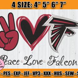 Atlanta Falcons Embroidery, NFL Falcons Embroidery, NFL Machine Embroidery Digital, 4 sizes Machine Emb Files -24-Thomas