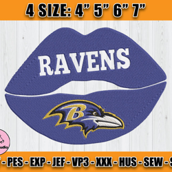 Ravens Embroidery, NFL Ravens Embroidery, NFL Machine Embroidery Digital, 4 sizes Machine Emb Files -10 Martin