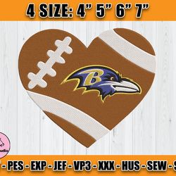 Ravens Embroidery, NFL Ravens Embroidery, NFL Machine Embroidery Digital, 4 sizes Machine Emb Files -12-Thomas