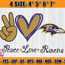 Ravens Embroidery, NFL Ravens Embroidery, NFL Machine Embroidery Digital, 4 sizes Machine Emb Files -18-Thomas