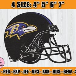 Ravens Embroidery, NFL Ravens Embroidery, NFL Machine Embroidery Digital, 4 sizes Machine Emb Files -27-Thomas