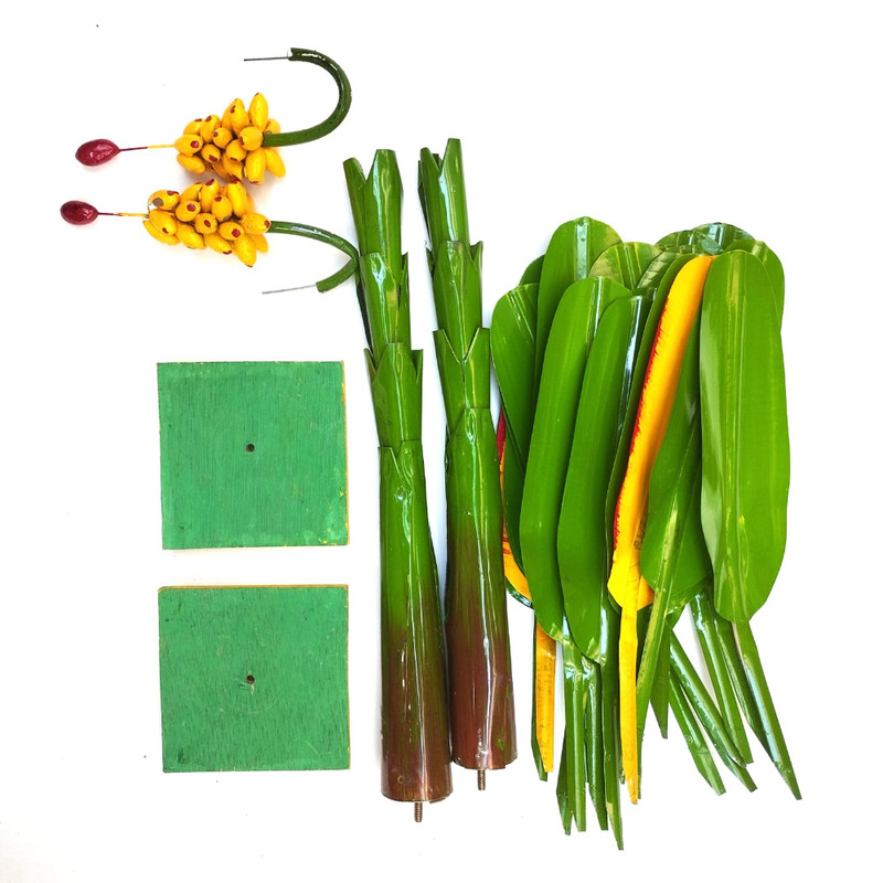 SIMONART AND PRINTING ARTIFICAL BANANA TREE 1 PAIR 1