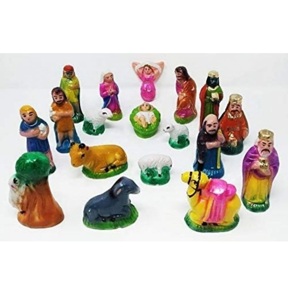 Simonart And Printing 14 Pcs Nativity Set Crib Set Perfect For Christmas Gifting Decor 0