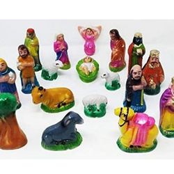 simonart and printing 14 pcs nativity set crib set perfect for christmas gifting decor
