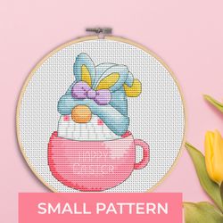 Cross stitch pattern - Easter gnome