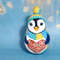 A cute penguin with a heart of roses  Rolly polly toy , Musical toy (18).jpg