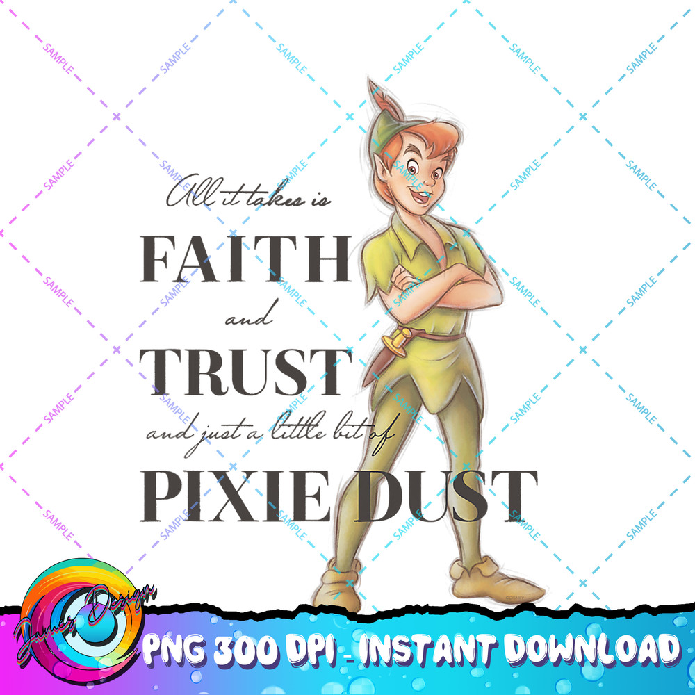 Disney 100 Anniversary Peter Pan D100 Quote Pixie Dust PNG Download copy.jpg