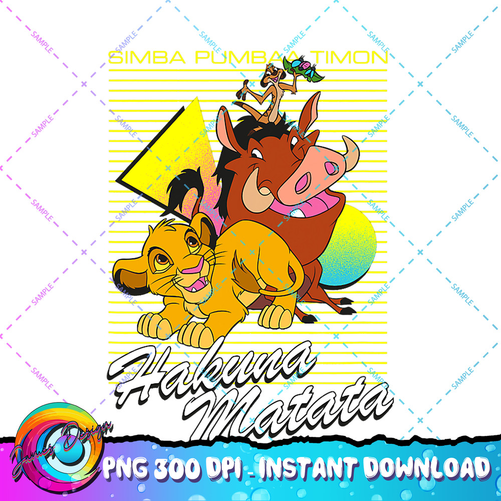 Disney Lion King Classic Hakuna Matata PNG Download.jpg