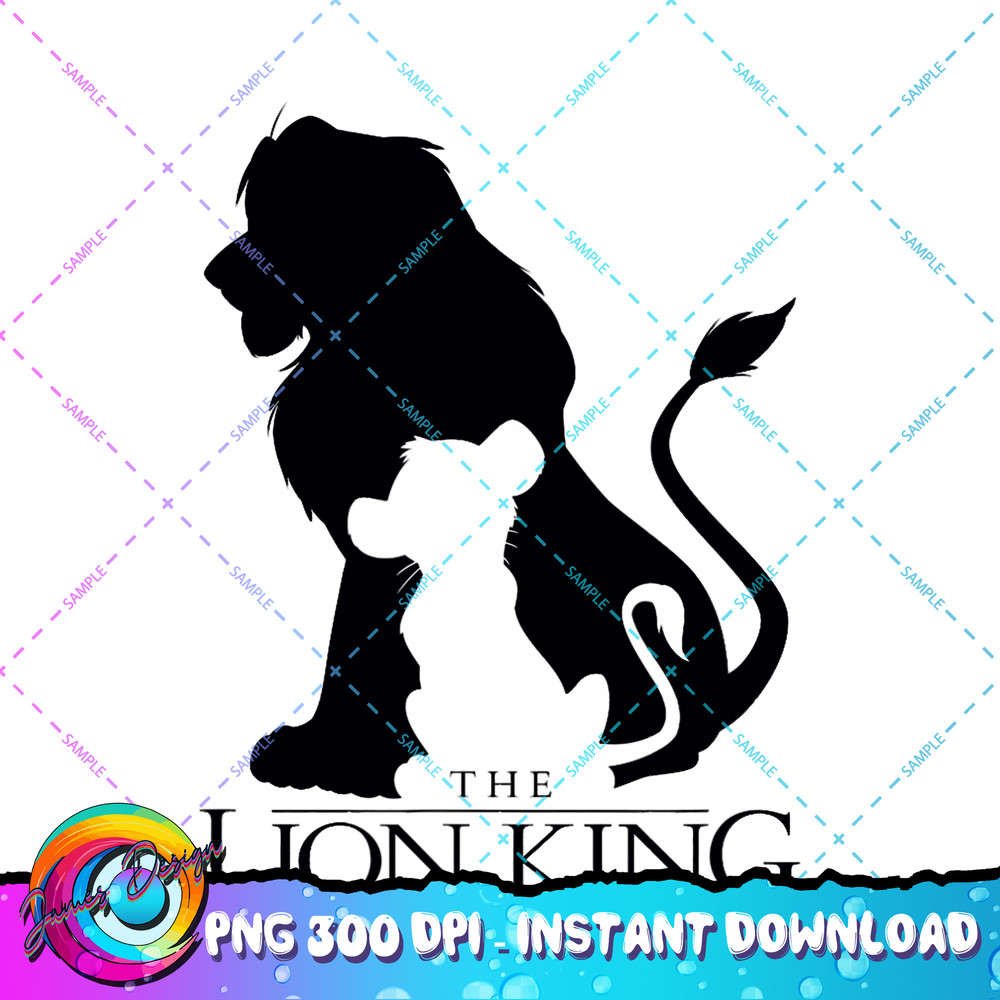 Disney Lion King Classic Simba Silhouette PNG Download.jpg
