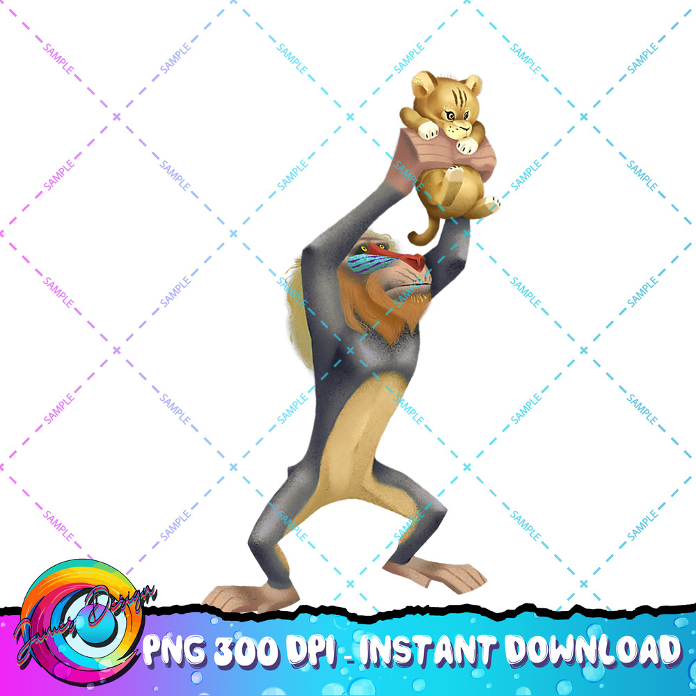 Disney Lion King Rafiki Presents Simba Live Action PNG Download PNG Download.jpg