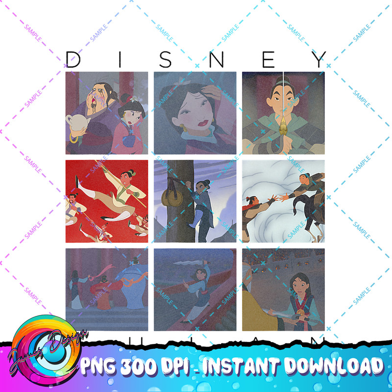 Disney Mulan Grid Poster PNG Download.jpg