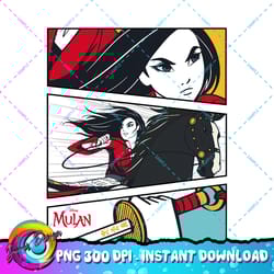 disney mulan live action mulan comic action panels png download