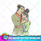 Disney Mulan Mulan & Li Embrace Distressed PNG Download.jpg