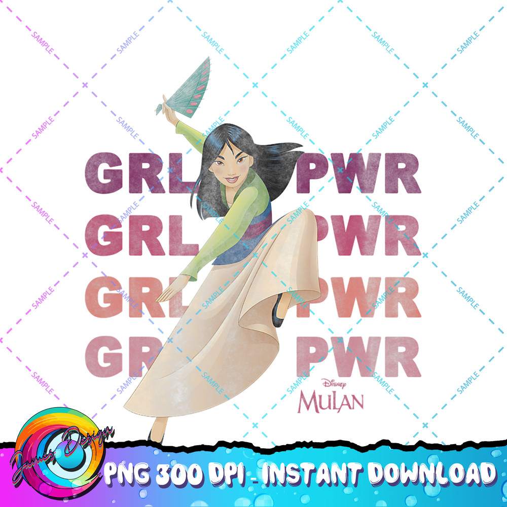 Disney Mulan Mulan Fan Fighting Action Girl Power PNG Download.jpg