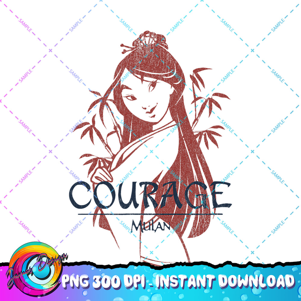 Disney Mulan Mulan Transparent Red Tone Courage PNG Download.jpg