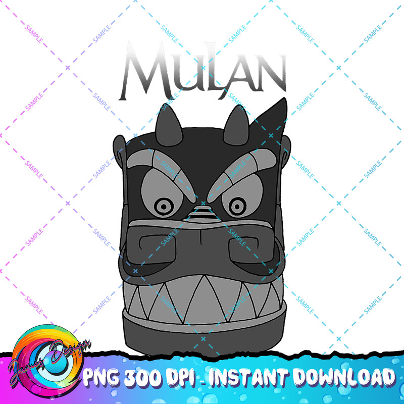 Disney Mulan Mushu Great Stone Dragon Head PNG Download.jpg