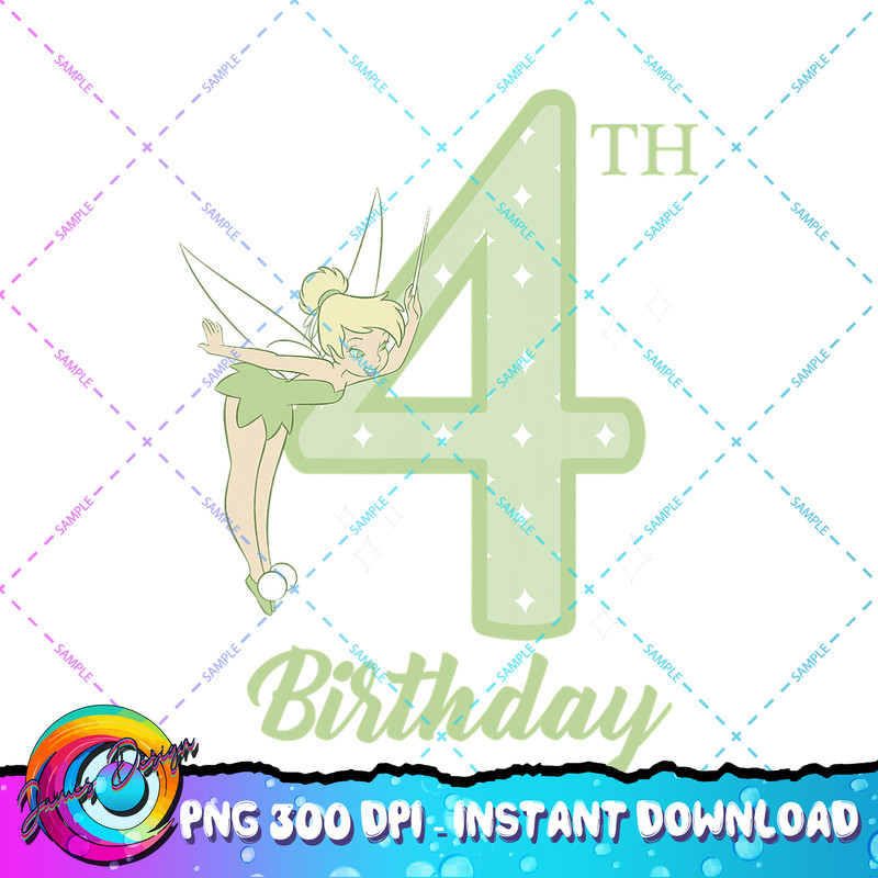 Disney Peter Pan 4th Birthday Tinkerbell Portrait PNG Download copy.jpg