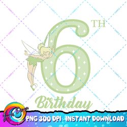 disney peter pan 6th birthday tinkerbell portrait png download copy