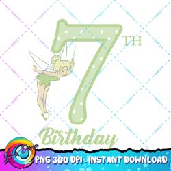 disney peter pan 7th birthday tinkerbell portrait png download copy