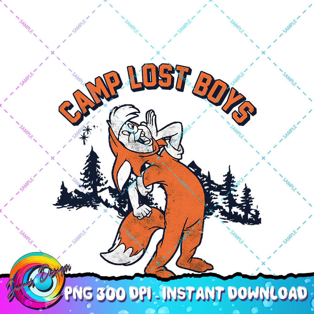 Disney Peter Pan Fox Slightly Camp Lost Boys Graphic PNG Download PNG Download copy.jpg