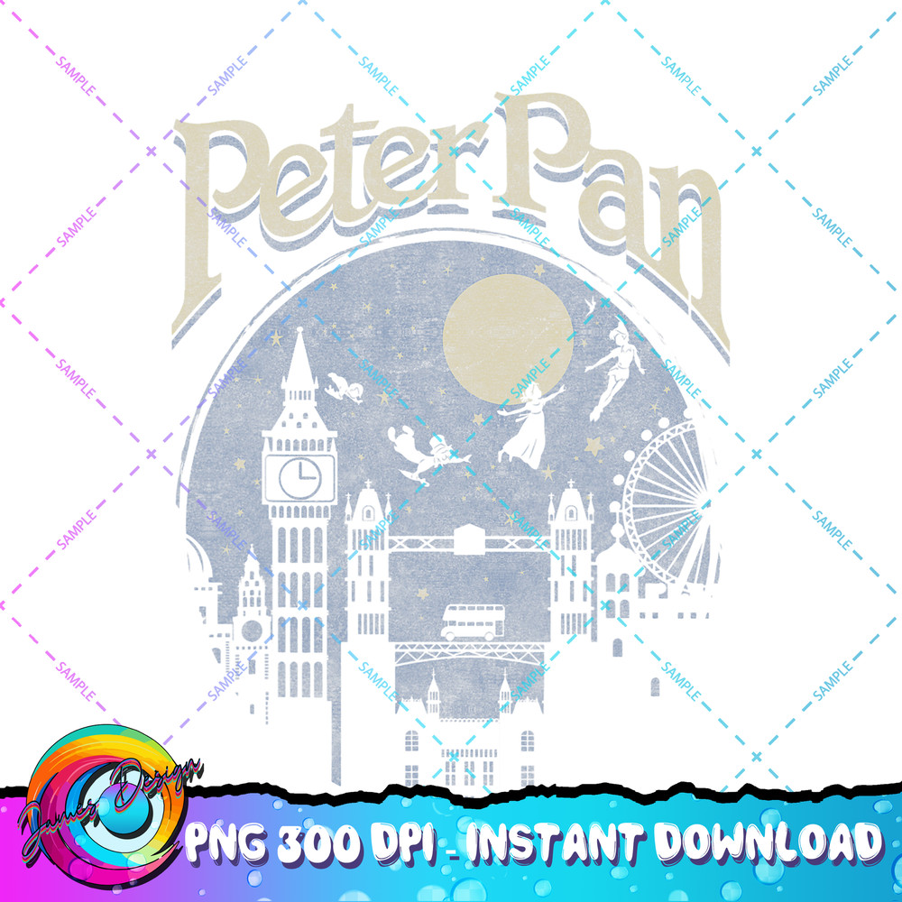 Disney Peter Pan Group Shot London Night Silhouette PNG Download copy.jpg