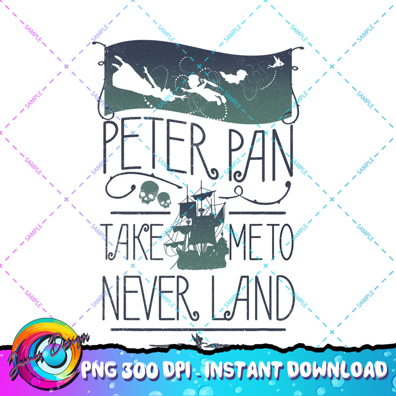 Disney Peter Pan Take Me To Never Land Silhouette PNG Download PNG Download copy.jpg