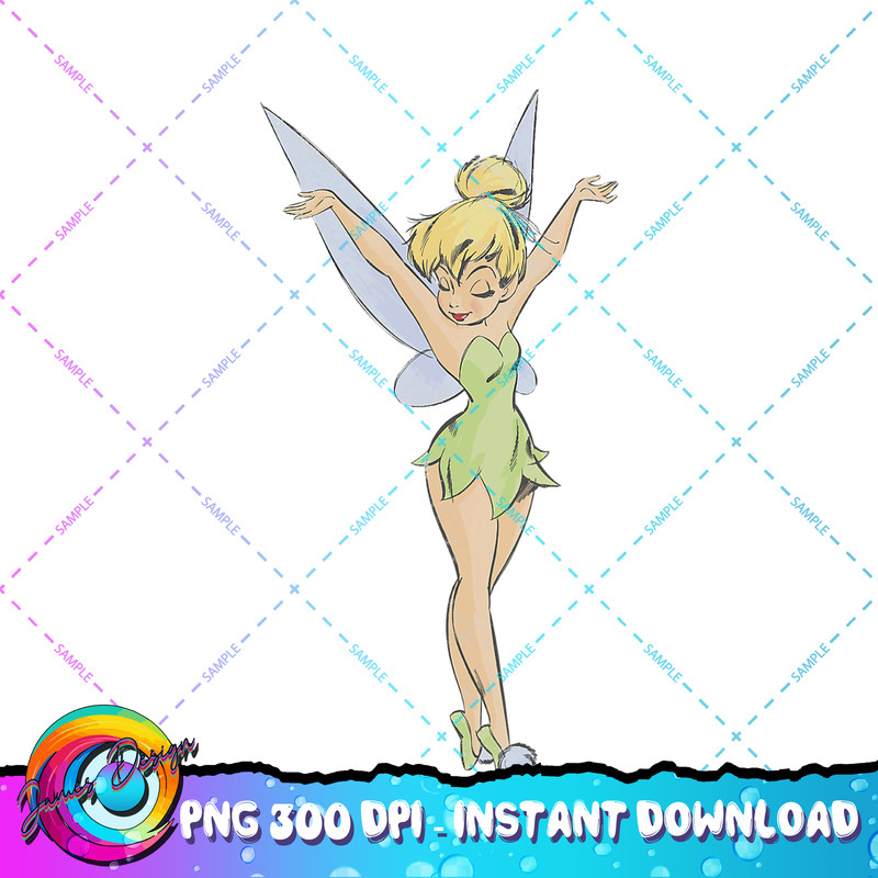 Disney Peter Pan Tinker Bell Arms Up Profile Mirror Dance PNG Download copy.jpg