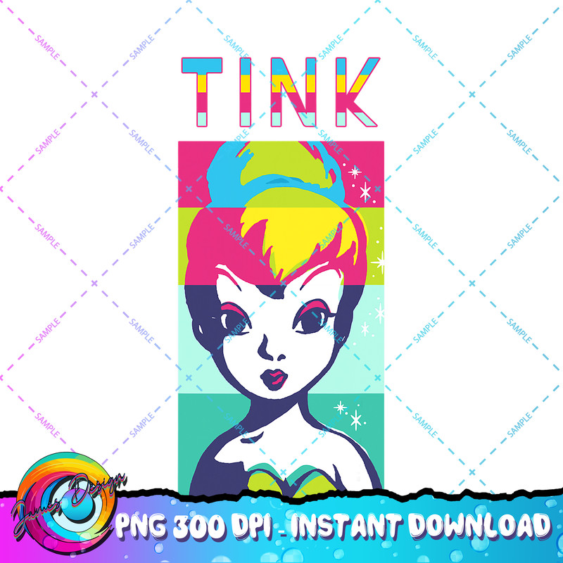 Disney Peter Pan Tinker Bell Color Block Portrait PNG Download copy.jpg