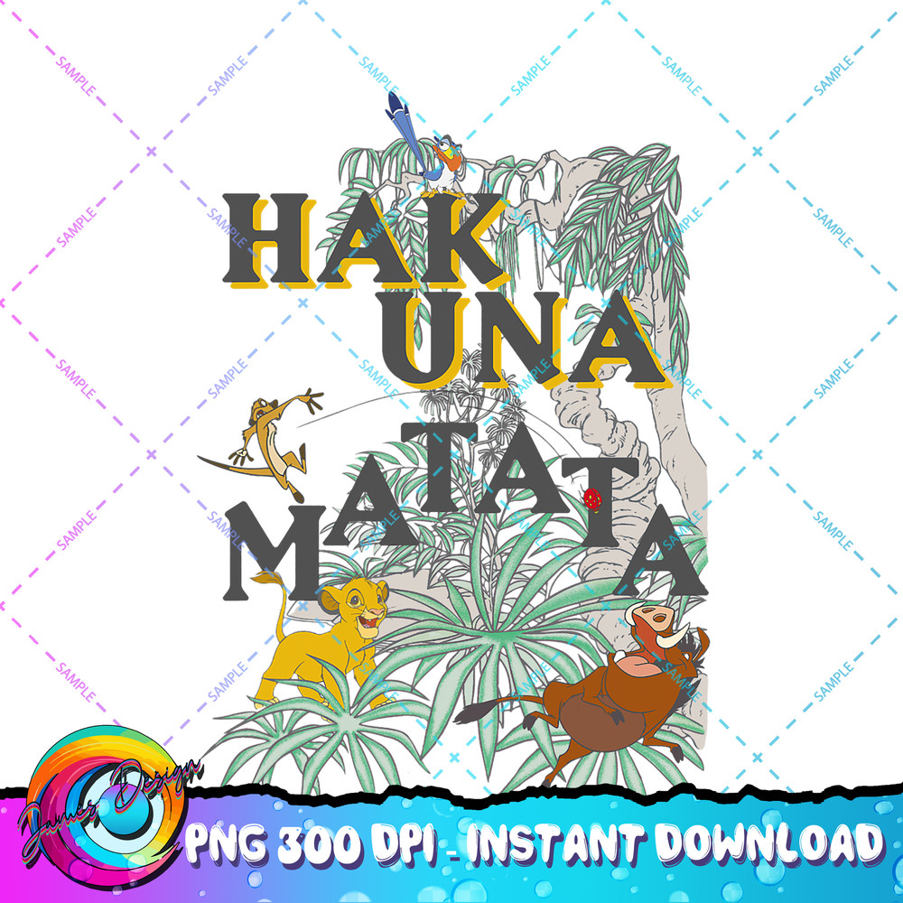 Disney The Lion King Hakuna Matata Mashup PNG Download.jpg