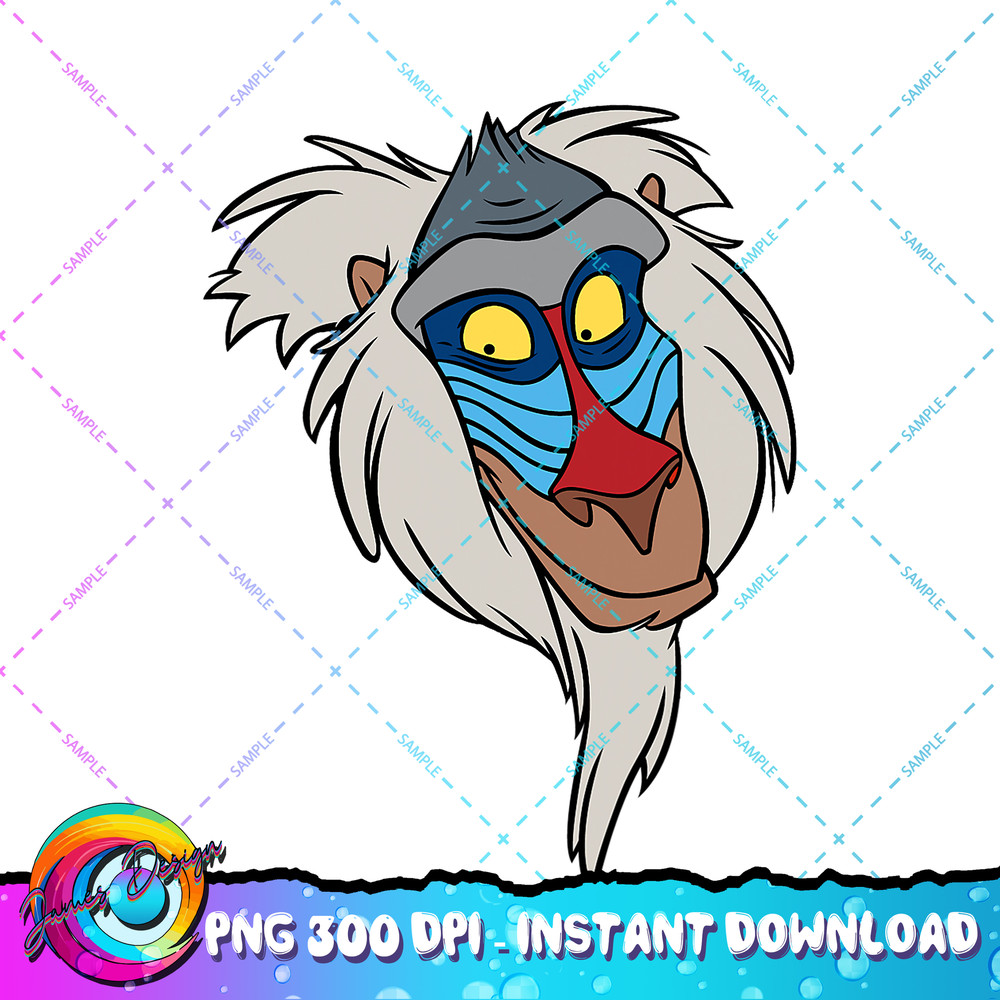 Disney The Lion King Rafiki Face PNG Download.jpg